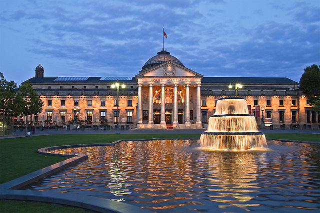 The spa at Weisbaden, capital city of Hesse Province