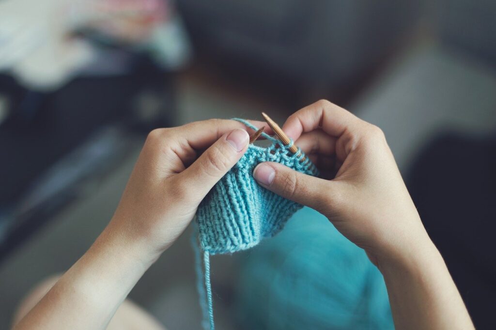 The lottery winners who spent November knitting angel mascots.